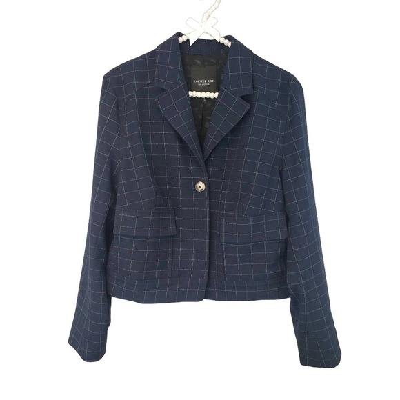 Rachel Roy Collection | Navy‎ Blazer SZ L - Picture 1 of 8